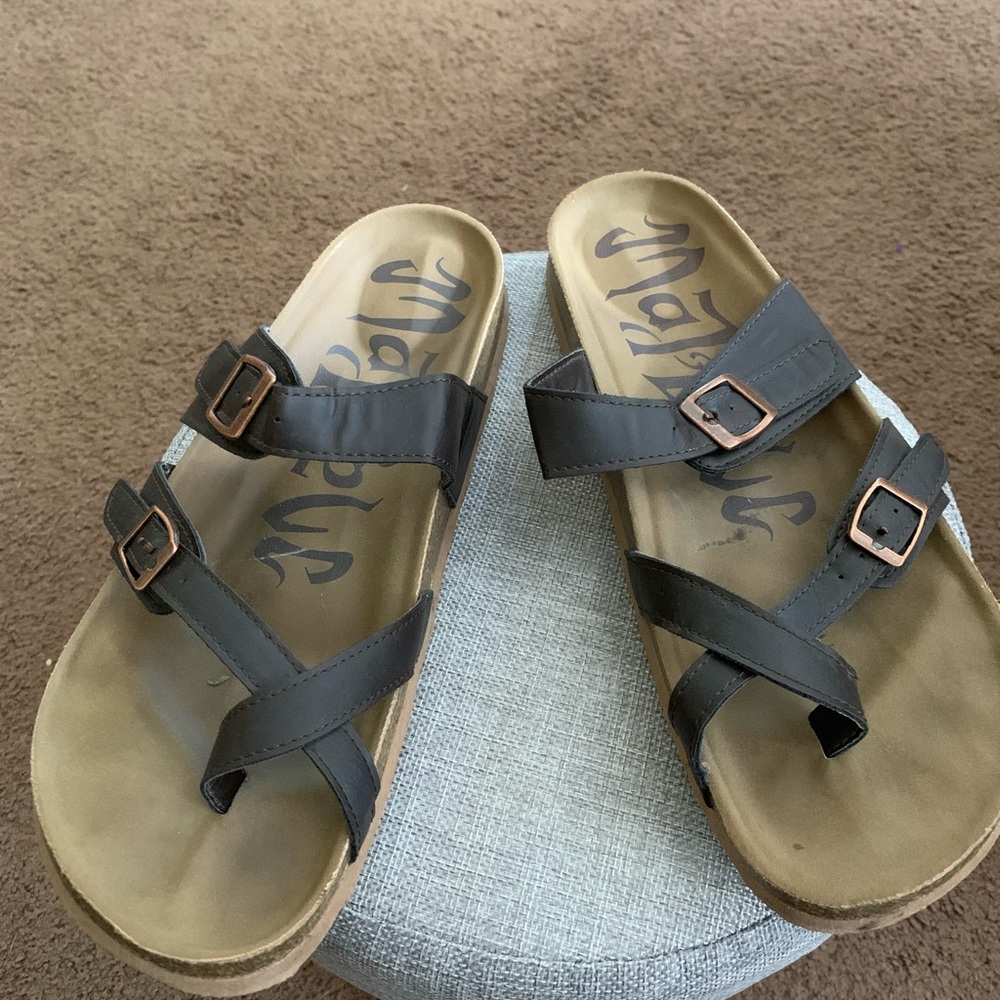 Mad love brown sandals